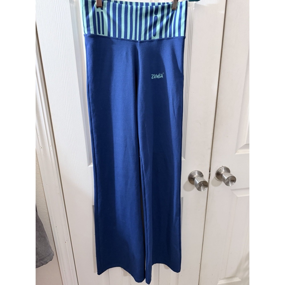 Zumba Blue Bootcut Pants Size Medium
